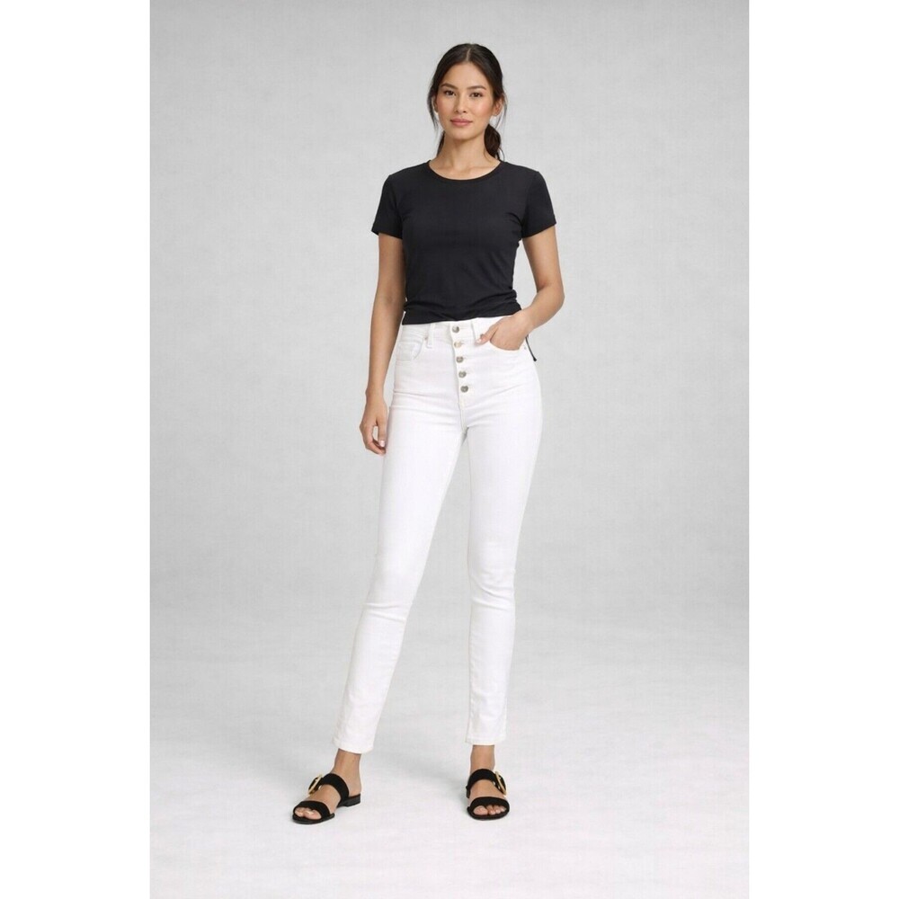 Veronica Beard Debbie High Rise Ankle White Skinny Jeans Women’s Size 29